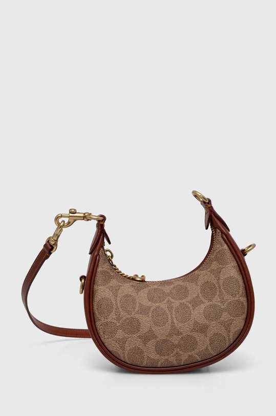 Сумочка Coach кожа бежевый CR510