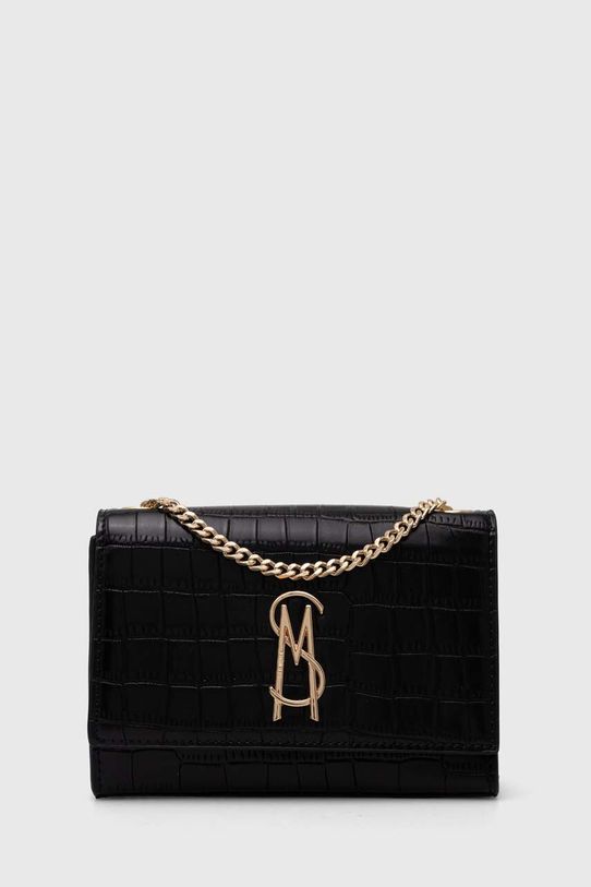 Τσάντα Steve Madden Bramonie απομίμηση λείου δέρματος μαύρο SM13001313