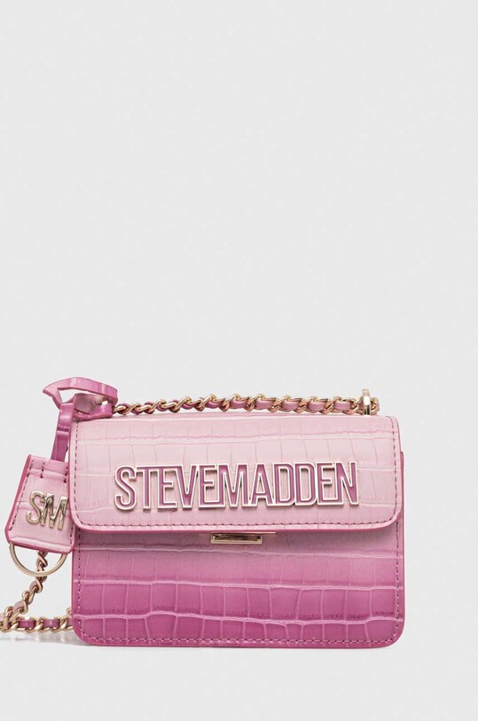 Torba Steve Madden Bzoya imitacija zrnate kože roza SM13001382