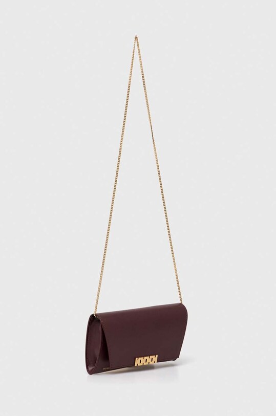Doplnky Kožená kabelka Victoria Beckham B224AAC005665A burgundské