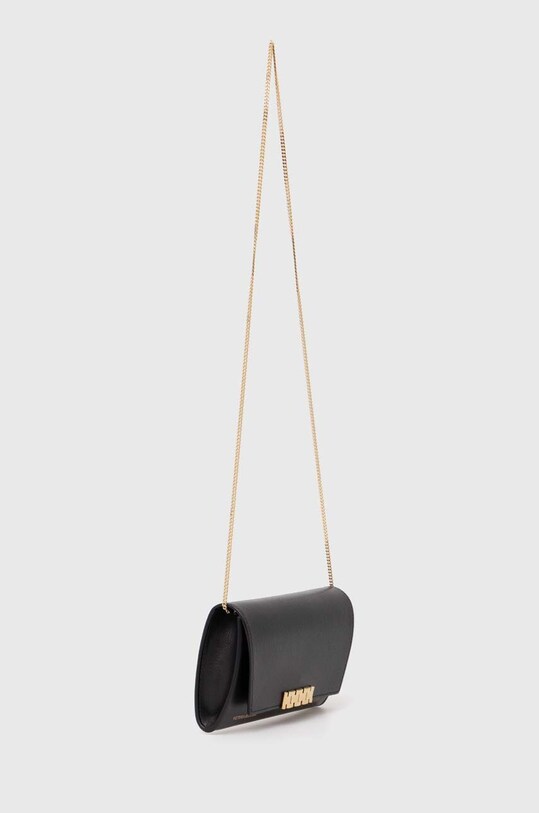 Victoria Beckham torebka skórzana B224AAC005665A czarny SS24