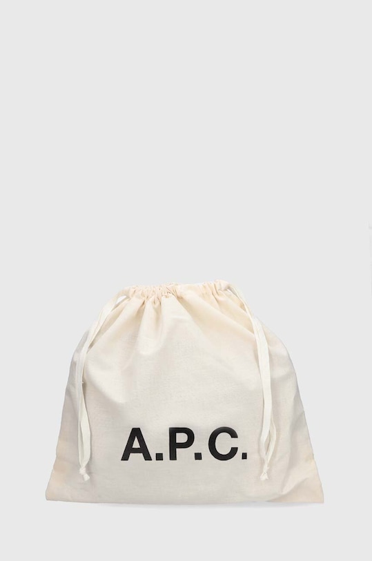 A.P.C. poseta de piele sac demi-lune mini PXAWV.F61392.AAH