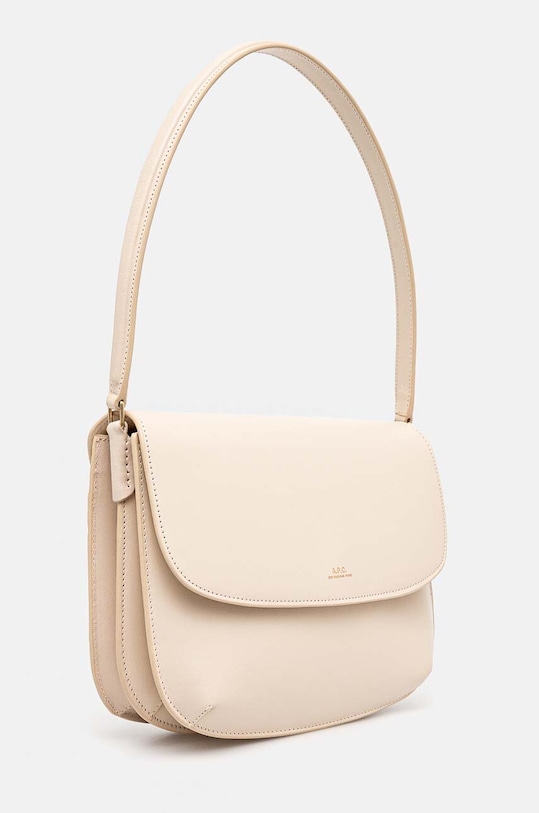 A.P.C. torebka skórzana sac sarah shoulder PXAWV.F61526.AAH beżowy SS24