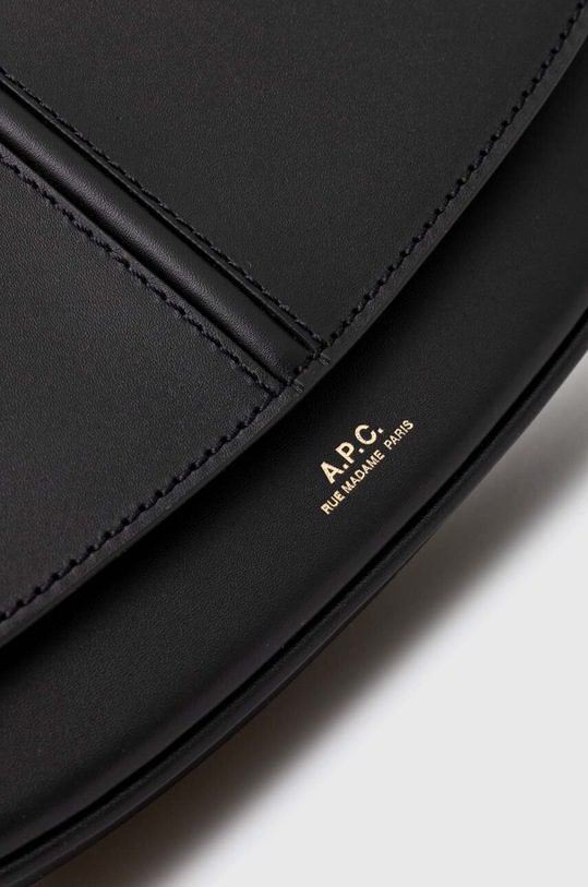 A.P.C. leather handbag sac betty shoulder black PXAWV.F61834.LZZ