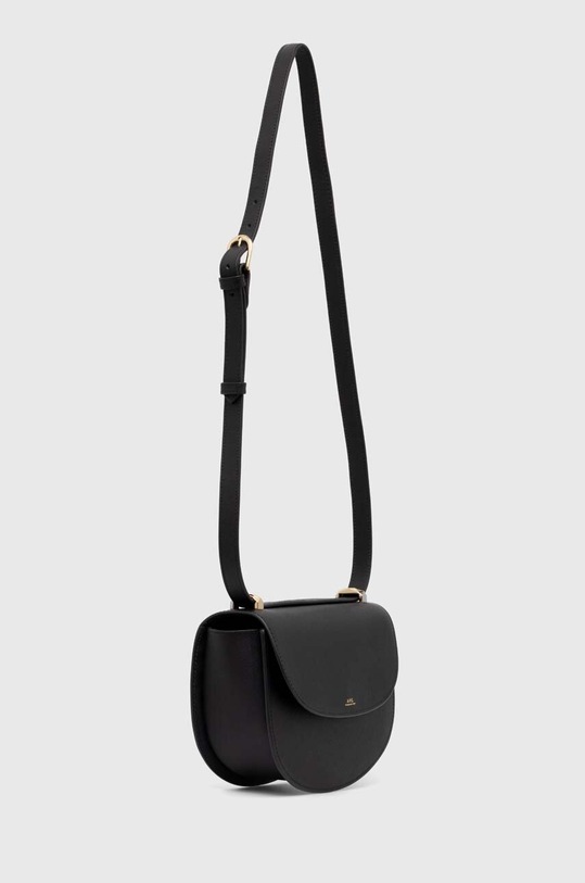 A.P.C. leather handbag sac geneve PXBJQ.F61161.LZZ black SS24