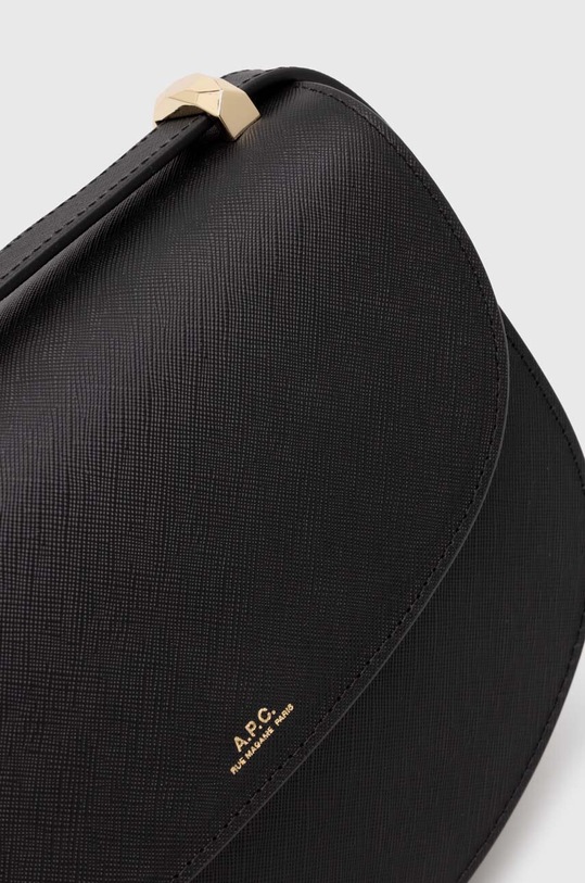 A.P.C. leather handbag sac geneve black PXBJQ.F61161.LZZ