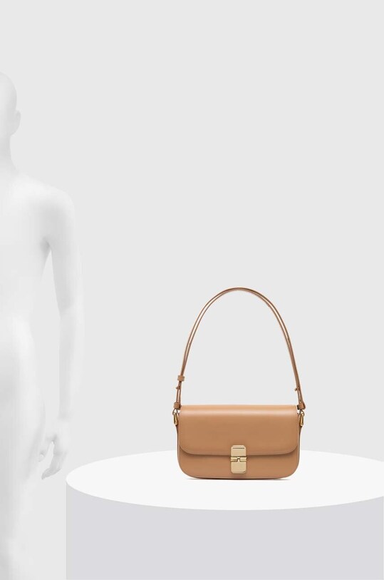 Δερμάτινη τσάντα A.P.C. sac grace baguette PXBMW.F61615.CAS