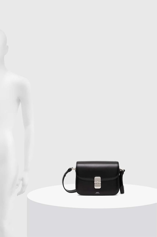 Kožna torba A.P.C. sac grace small PXBVN.F61413.LZZ