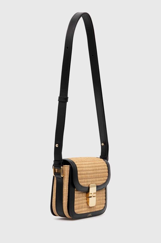 A.P.C. poseta sac grace mini VIALB.F61515.LZZ negru SS24