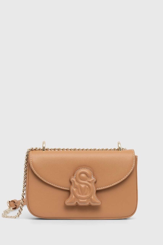 Kabelka Steve Madden Belmond hladký hnědá SM13001474