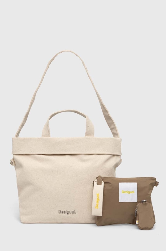 Desigual poseta TEXTUS LITUANIA REVERSI uni bej 24SAXA02