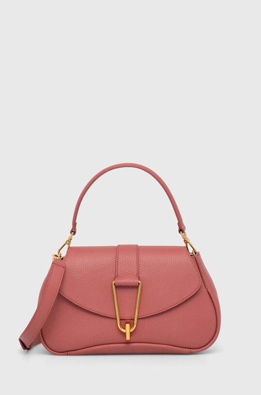 Coccinelle borsa a mano in pelle pelle fiore rosa E1.PDA.18.01.01.R56