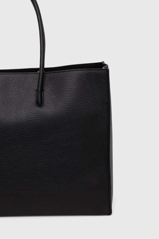 Accesorii Coccinelle poseta de piele E1.QBB.18.01.01.001 negru