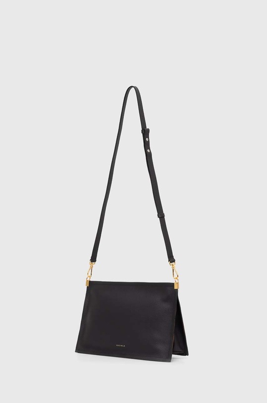 Kožená kabelka Coccinelle E1.QFA.13.02.01.374 čierna SS24