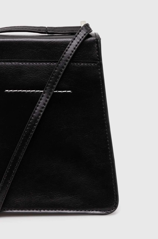 Dodaci Kožna torba MM6 Maison Margiela Numbers Vertical Mini Bag SB5WG0018 crna