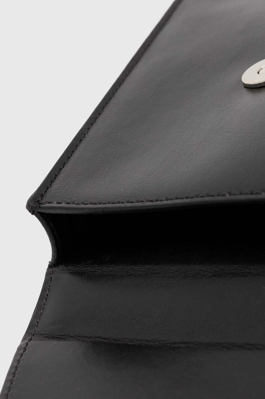 Kožna torba MM6 Maison Margiela Numbers Vertical Mini Bag SB5WG0018 crna