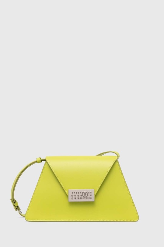 MM6 Maison Margiela poseta de piele uni verde SB5ZH0010