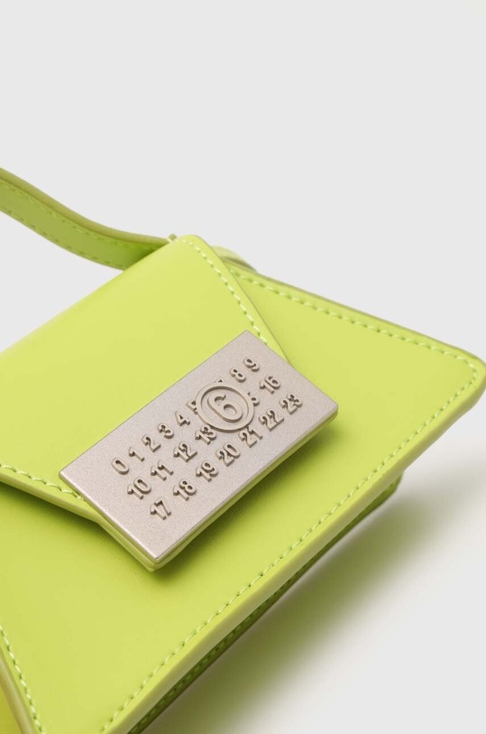 Kožená kabelka MM6 Maison Margiela zelená SB5ZI0006