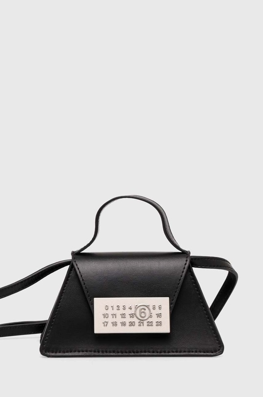 MM6 Maison Margiela poseta de piele nu incape in A4 negru SB5ZI0006