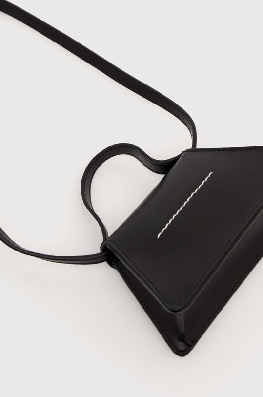 Accesorii MM6 Maison Margiela poseta de piele SB5ZI0006 negru