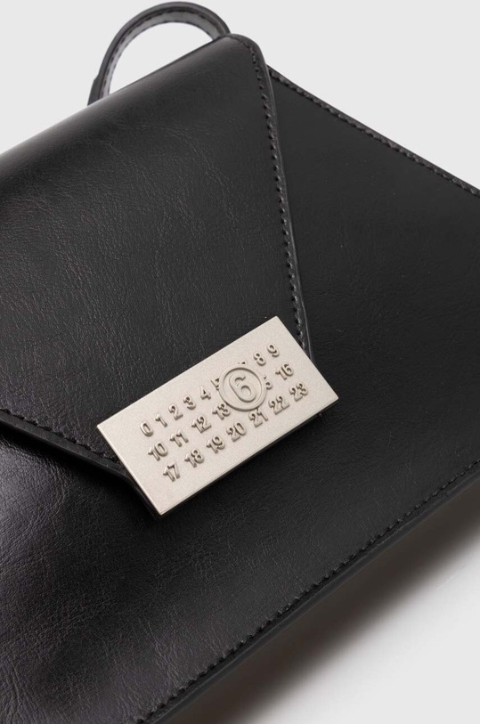 MM6 Maison Margiela borsa a mano in pelle Numeric Bag Medium nero SB6ZH0015