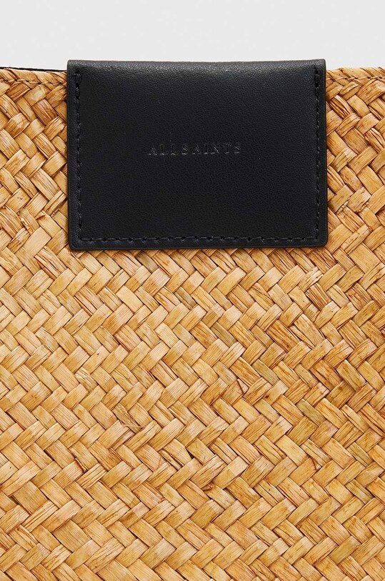 AllSaints poseta EBRO STRAW CROSSBODY WB581Y galben