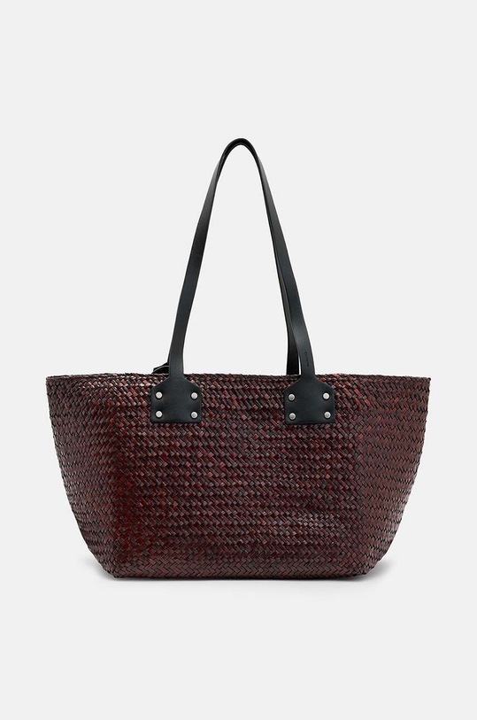 AllSaints torebka MOSLEY STRAW TOTE mieści A4 żółty WB725Z