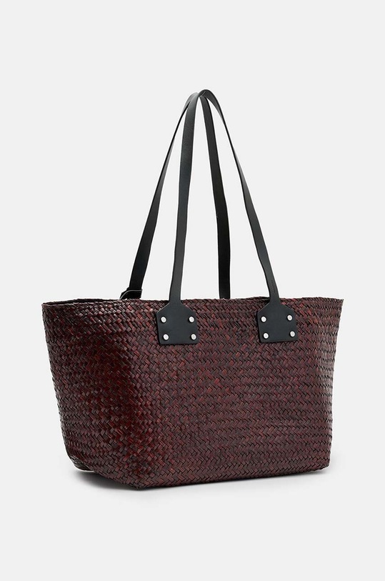 Akcesoria AllSaints torebka MOSLEY STRAW TOTE WB725Z żółty