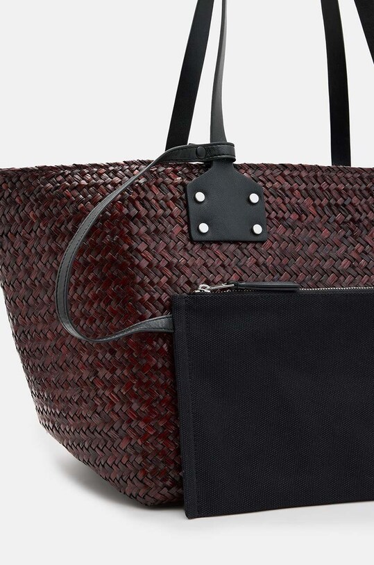 AllSaints torebka MOSLEY STRAW TOTE WB725Z