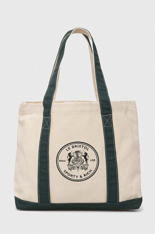 Sporty & Rich handbag x Le Bristol Paris Bristol Crest Tote bag strapless beige ACAW2326NT