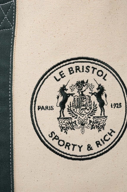 Sporty & Rich handbag x Le Bristol Paris Bristol Crest Tote bag beige ACAW2326NT