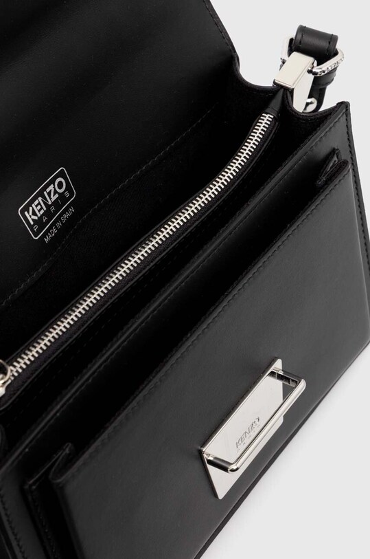 Δερμάτινη τσάντα Kenzo Small Crossbody Bag FD62SA126L02.99 μαύρο
