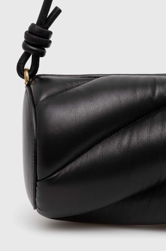 Accesorii Fiorucci poseta de piele Black Leather Mella Bag U01FPABA001LE04BK01 negru