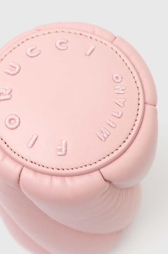 Kožená kabelka Fiorucci Baby Pink Leather Mini Mella Bag růžová U01FPABA002LE04PN02