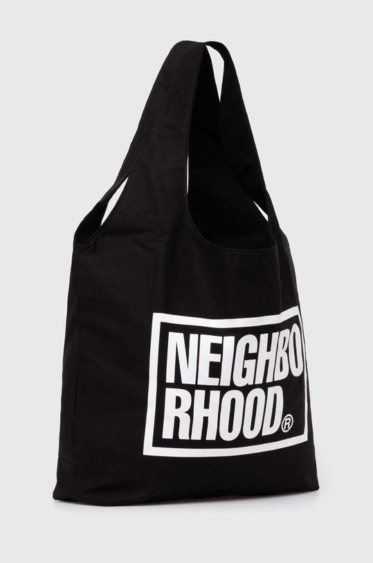 NEIGHBORHOOD borsa a mano in cotone ID Tote Bag-M 241MYNH.CG01 nero SS24