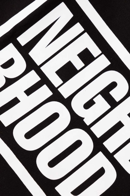 NEIGHBORHOOD borsa a mano in cotone ID Tote Bag-M nero 241MYNH.CG01