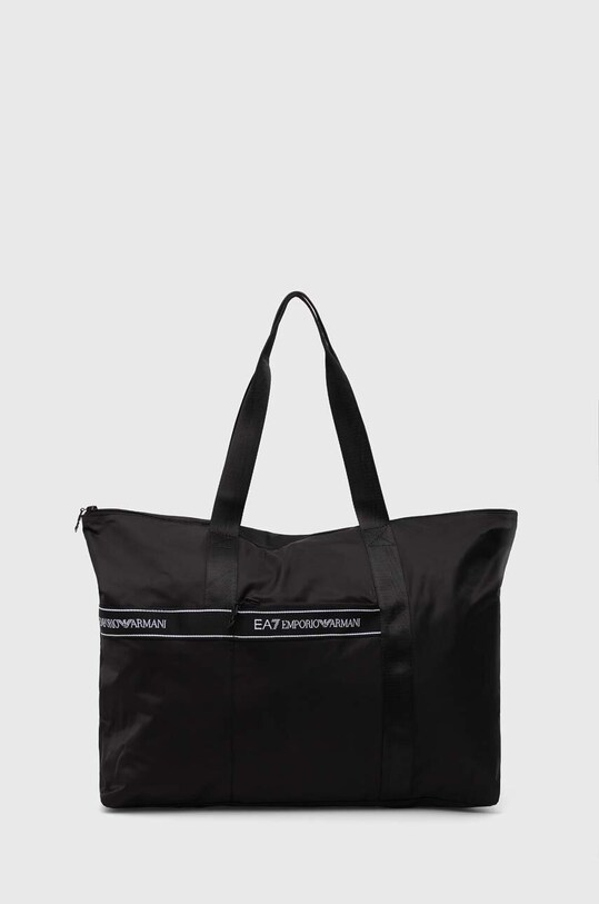 Kabelka EA7 Emporio Armani nášivka černá 289501.4R942.00020