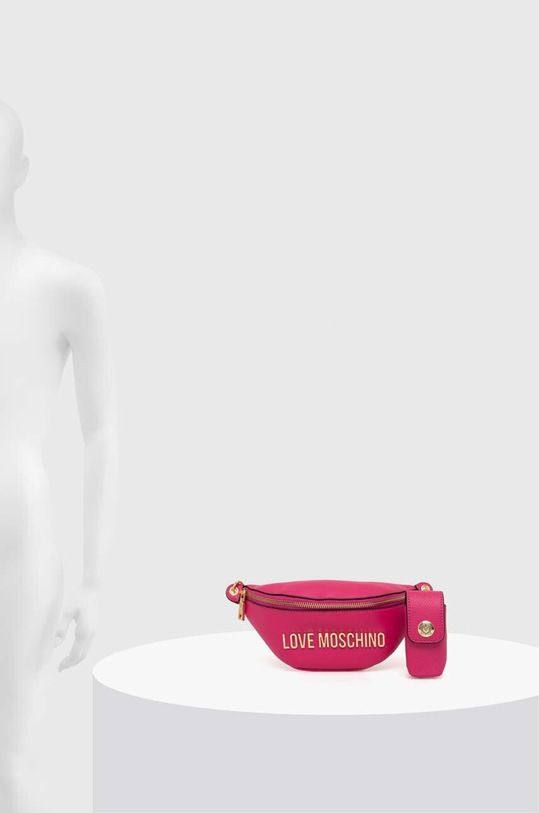 Love Moschino borseta de piele JC4329PP0GK1060A roz