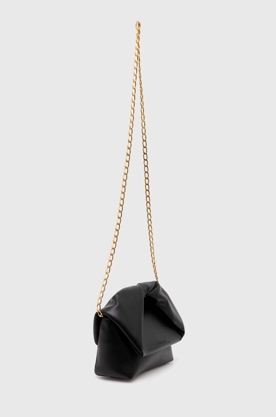 Kožna torba JW Anderson Midi Twister Bag HB0539.LA0315.999 crna SS24