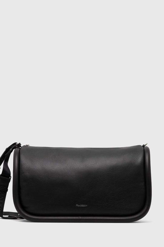 Δερμάτινη τσάντα JW Anderson The Bumper-36 απλό μαύρο HB0569.LA0107.999