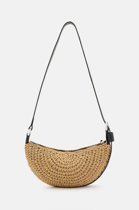 AllSaints torebka HALF MOON KNOT XBODY W155XA beżowy SS24