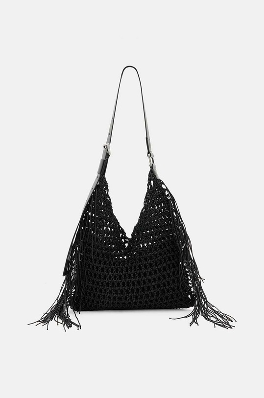Kabelka AllSaints SABINE SHOULDER BAG hladký černá W080XA