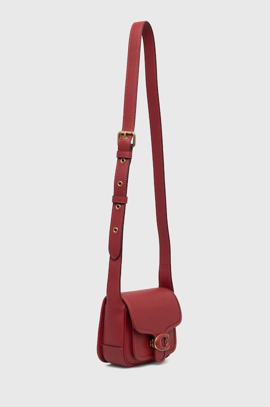 Coach torebka skórzana TABBY MESSENGER 19 CJ846.S czerwony SS24