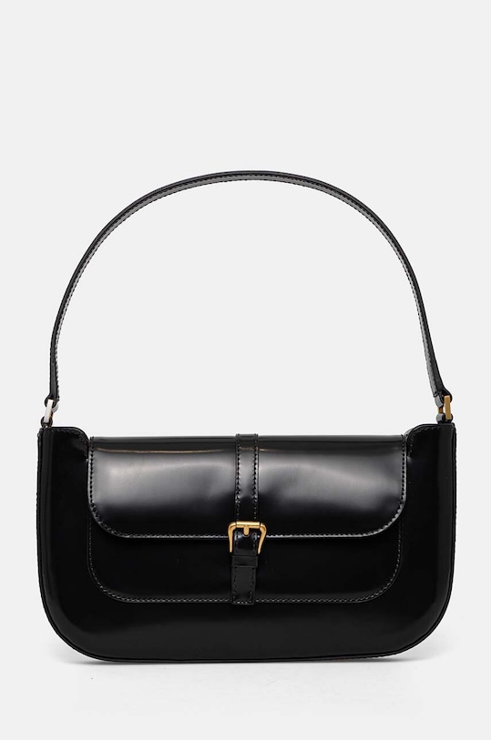 By Far torebka skórzana skóra licowa czarny 19PFMDASBLWMED