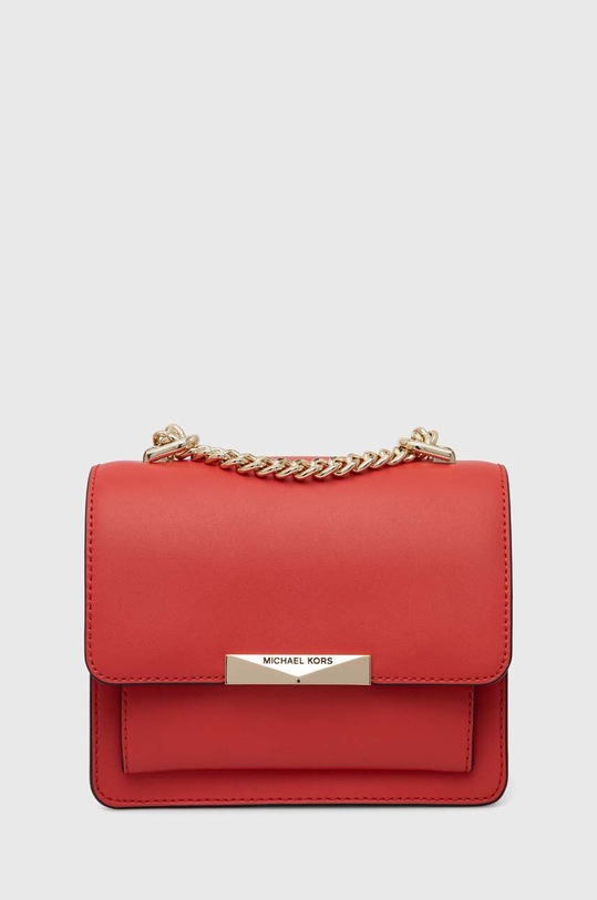 MICHAEL Michael Kors torebka skórzana skóra licowa czerwony 32T0LJ4C0L