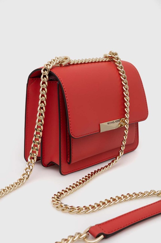 MICHAEL Michael Kors torebka skórzana 32T0LJ4C0L czerwony SS24