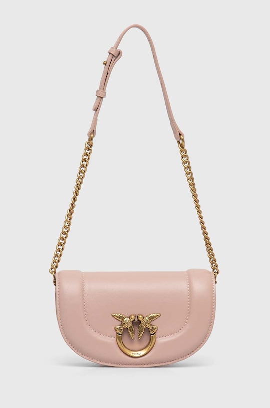Pinko torebka skórzana 101971.A0QO różowy SS24