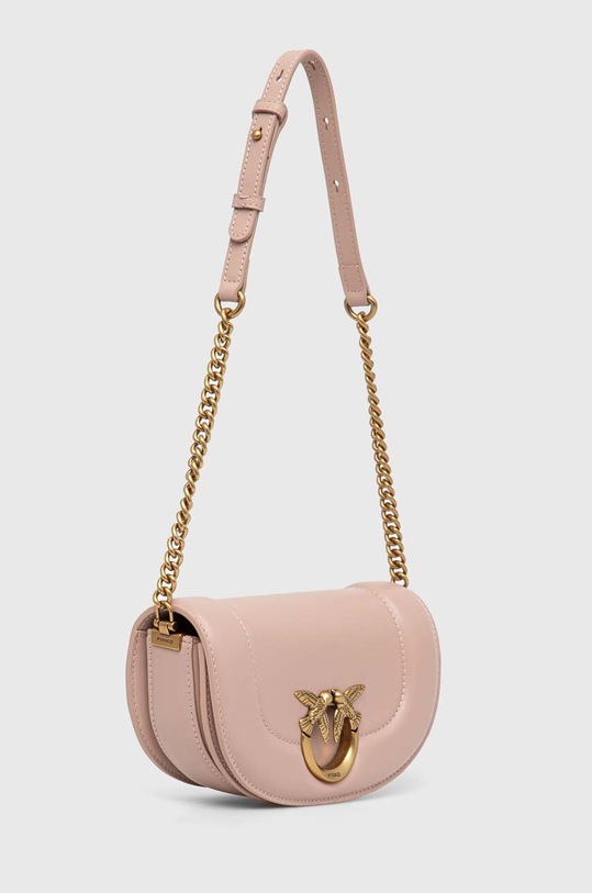 Akcesoria Pinko torebka skórzana 101971.A0QO różowy