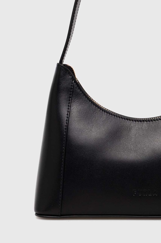 Δερμάτινη τσάντα Furla μαύρο WB00863.AX07333.06000