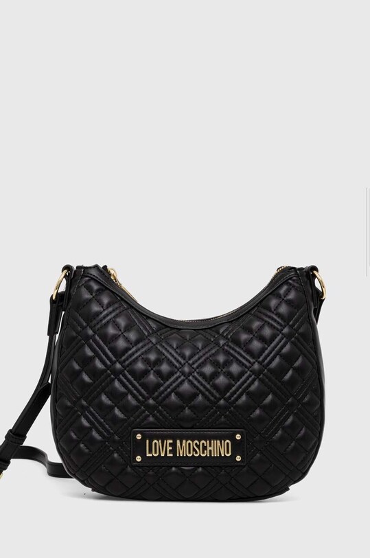 Love Moschino torebka nie mieści A4 czarny JC4015PP1CLA0000